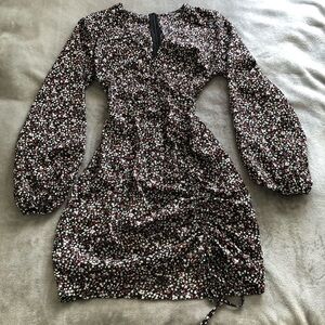 Women’s Long Sleeve Dress Sz Medium Dixie Floral Print Spring Party Date Brunch